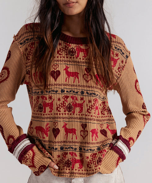 Blissful Layering Tee - We The Free - We The Free by Free People - Stone combo